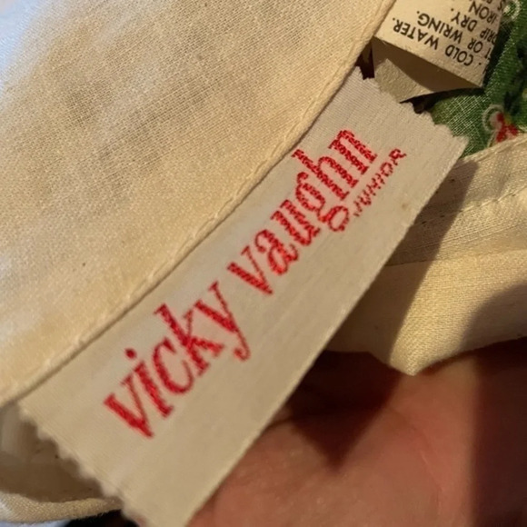 70's Vintage Vicky Vaughn Junior Patchwork Prairie Dress‎ - Picture 9 of 9